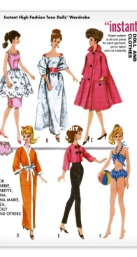McCalls - 6260 - 1960s Doll Clothes - For 11" Dolls