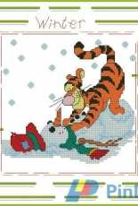 Designer Stitches Pooh Calendar 2006 Winter