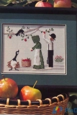 Apple Time by Diane Graebner from Cross Stitch and Country Crafts March - April 1996 PCS