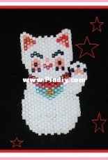 Maneki Neko brick Stitch
