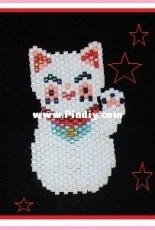 Maneki Neko brick Stitch