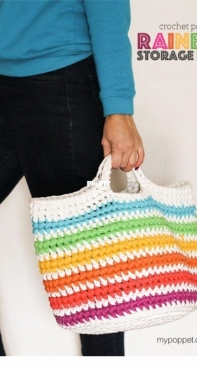 My Poppet - Cintia - Rainbow Storage Basket - Free