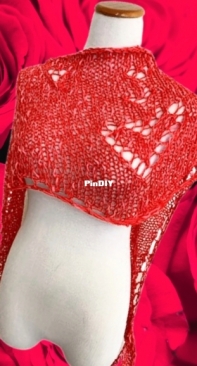 I Heart You Shawl by Petra Breakstone