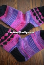 My Funny Valentine Colorwork Socks by Cherylee