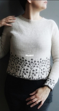 Blossom Sweater by Loredana Cangelli - English