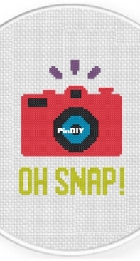 Daily Cross Stitch - Oh Snap Camera