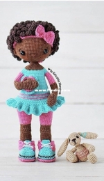 Handi Hats Design - Lollipop Dolls - Katushka Morozova -  Rosalía the doll