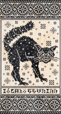 Modern Folk Embroidery - Jólakötturinn  XSD+PCS
