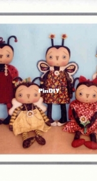 Happy Heart Patterns - HHF- 286 - Pretty Little Buggers