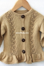 Cardigan Lace Flounce - Go Handmade - FREE