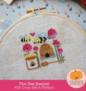 The Frosted Pumpkin Stitchery - The Bee Keeper