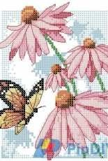 Dimensions 65046 Butterfly & Blossoms PCS