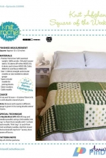 Knit & Crochet Now-Episode 350-Knit Afghan Square of the Week-Free