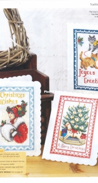 A Victorian Christmas - Traditional Greeting Cards by Carol Thornton from Cross Stitch Gold 105