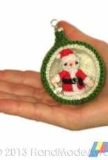 HandMadeAwards - Loly Fuertes - Christmas Diorama Ball Santa Ornament