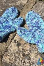 The Itinerant Knitter-Neptune Mittens by Heather M. Brown-Free