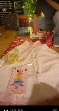 A fleece cape