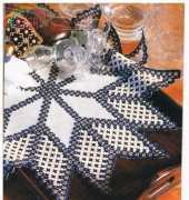hardanger doily star -Lea Hardanger 731-German