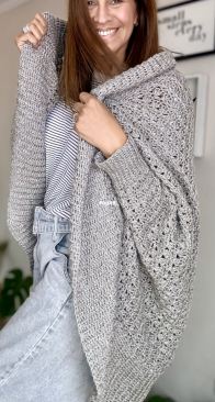 Atrapa Sueños Crochet - Cecilia Lorena Agüero - EasyCute Cardigan - Cardi FaciLindo - Spanish
