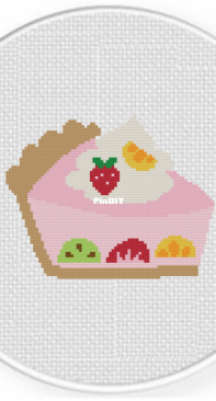 Daily Cross Stitch - Fruit Pie