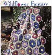 Wildflower Fantasy Afghan - Unknown Designer