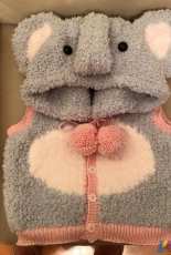 Elephant woven vest