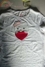 Patch T-shirts.