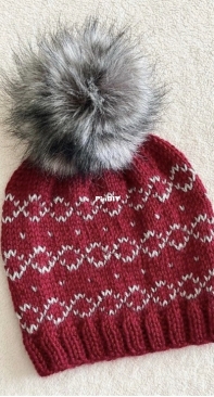 Beginner Color Work Beanie by Aubrey Olsen of You Have Been Yarned - Free