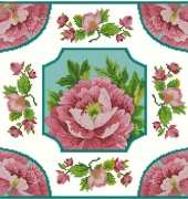 Perfectly Pink Petals Peony by Lesley Teare from Cross Stitch Gold 94