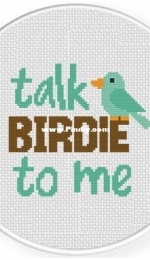 Daily Cross Stitch - Talk Birdie To Me