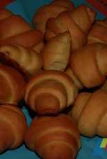 Homemade mini croissant