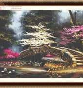 Classic Cross Stitch SC112  Dogwood and Water Lilies