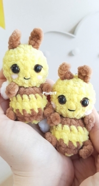 Toy Story Patterns - Naimanova Toys - Antonina Naimonova - The Bee Keychain