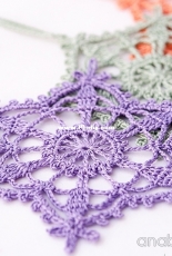Anabelia Craft Design - Shabby-chic crochet star ornament
