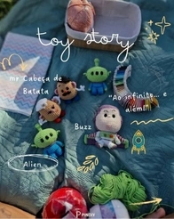 Crochê e Eu Crochêeeu - Bruna Nascimento – Coleçao toy story 1 ediçao - Portuguese