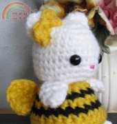 Crafts by AP - Armina Parnagian - Amigurumi Bumble Bee Kitty - Free
