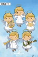 Mister Acqua Atelie Criativo- Corangel - Angel Felt Pattern - Portuguese - Free