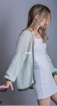 Clay Cardigan by Pope Vergara - Spanish