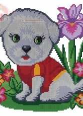 Вишивка хрестиком / Cross Art 0767 Dog 2