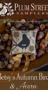 Plum Street Samplers - Betsys Autumn Bird XSD