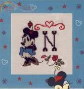 DMC BL471 - Disney - Mickey Initial M Cross Stitch Kit