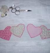towel hearts