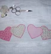 towel hearts