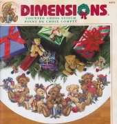 Dimensions 8693 - Christmas Bears Tree Skirt