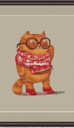 MiAxStitch - Cat Hipster by Jane Eyre / Minasyan Yana