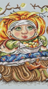 Pear Girl by Anastasia Soloshenko