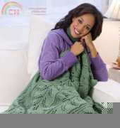Hawaiian Lacy Fern Afghan by Joyce Nordstrom -Free