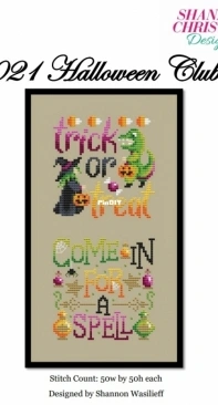 Shannon Christine Designs 2021 Halloween Club 2 by Shannon Wasilieff