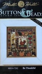 Mill Hill MH14-7202 Buttons Beads Autumn Series 2007  Be Thankful