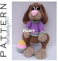 Fiber Doodles - K4TT - Jellybean the Bunny